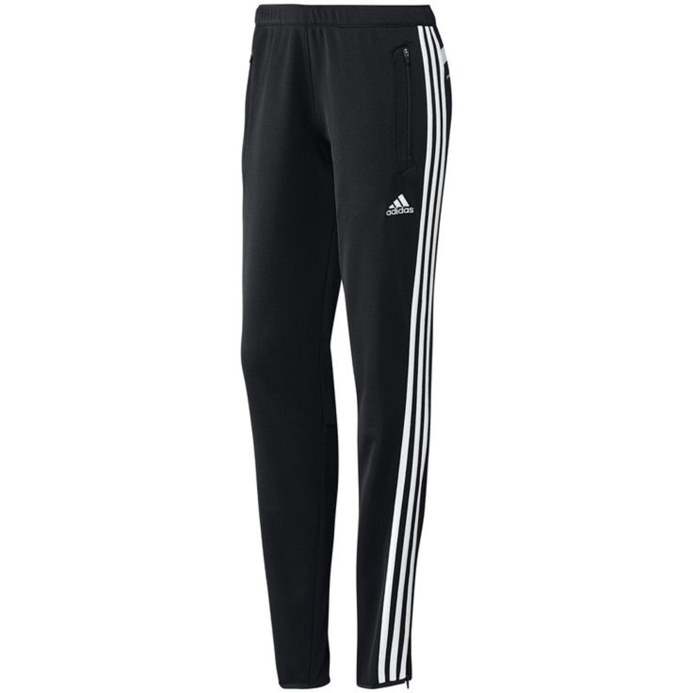 Black adidas track pants